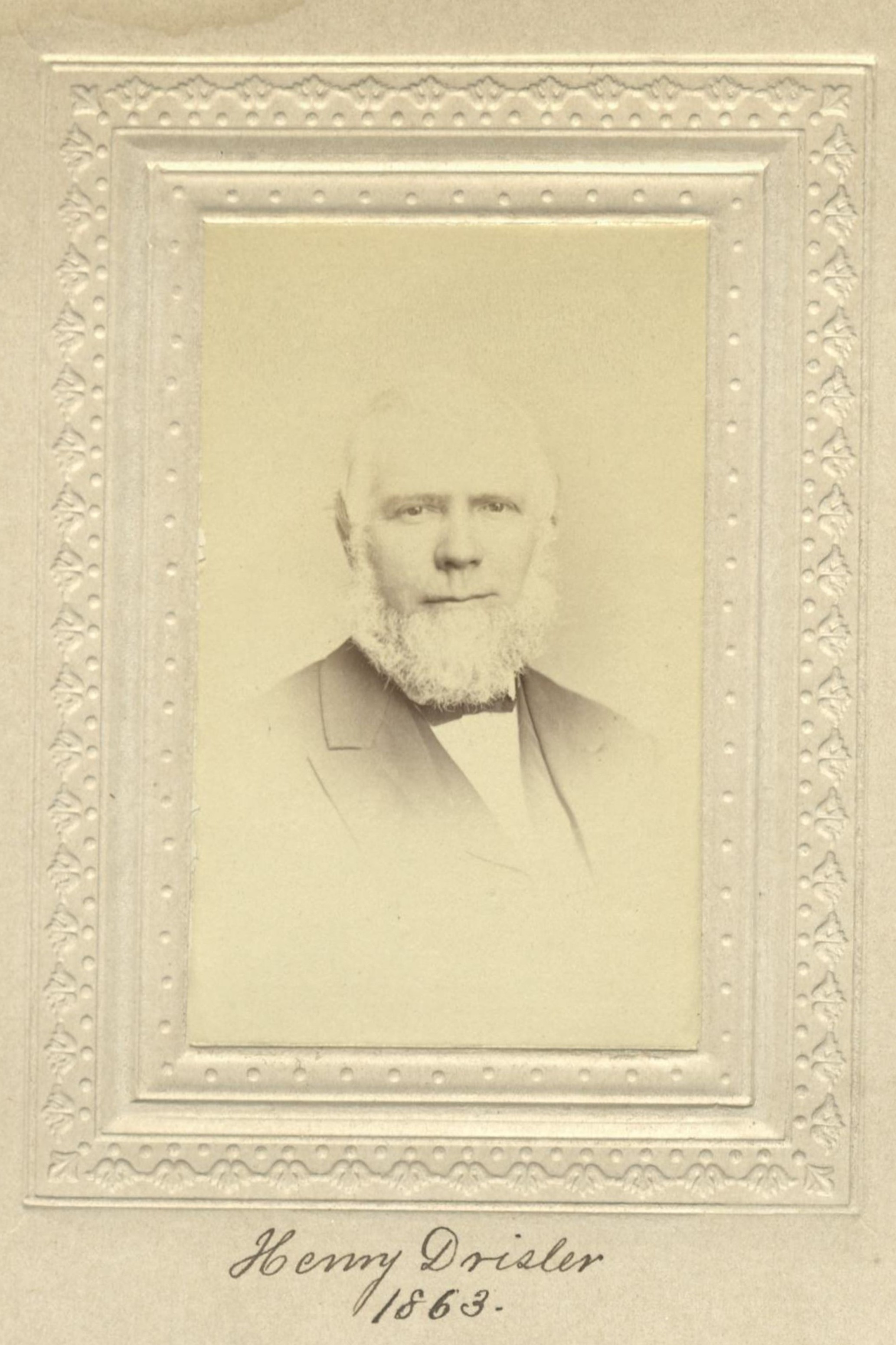 Member portrait of Henry Drisler
